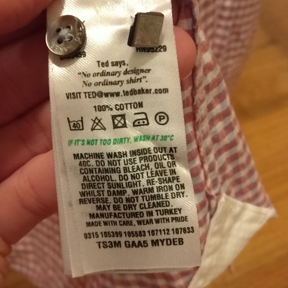 Ted Baker checkered button down - Picture 4 of 4